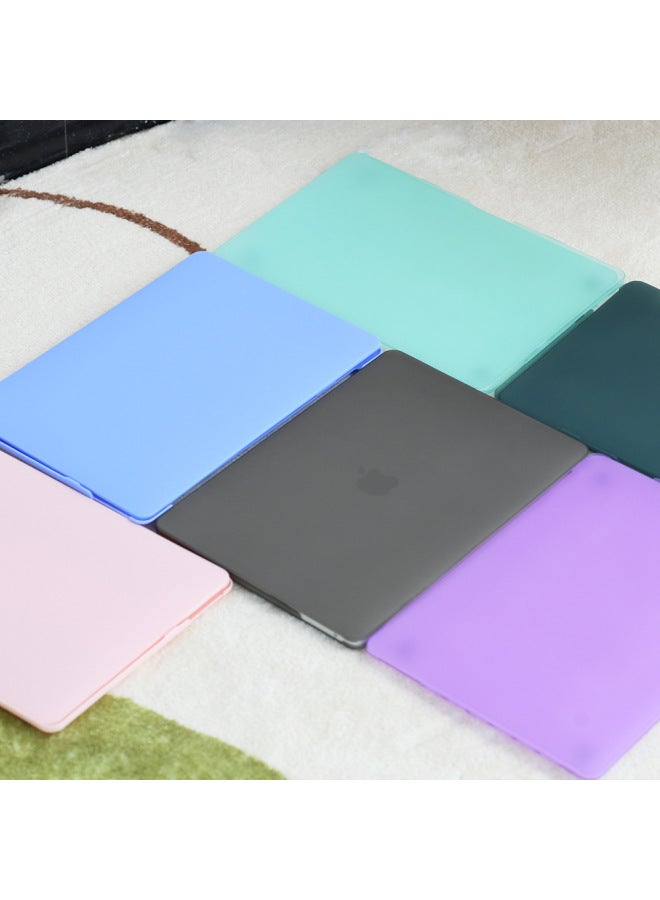 Protective Case For Macbookpro For Apple Laptop Protective Case Air Frosted Crystal Clear Case-Color:Frosted-Pink-Applicable Model:Hollow M3 2024 Air13(A2681/A3113) - Image 5