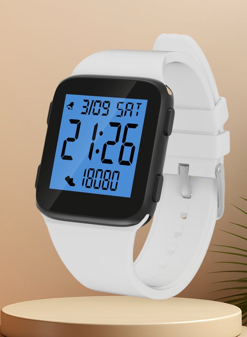 Kids Watches for Girls Boys, P12 Waterproof Watch, Digital Sport Watch with Step Counter Pedometer Vibration Alarm Clock, Luminous watch, No App Waterproof Fitness Tracker Kids Watch Boys Girls Teen - Image 1