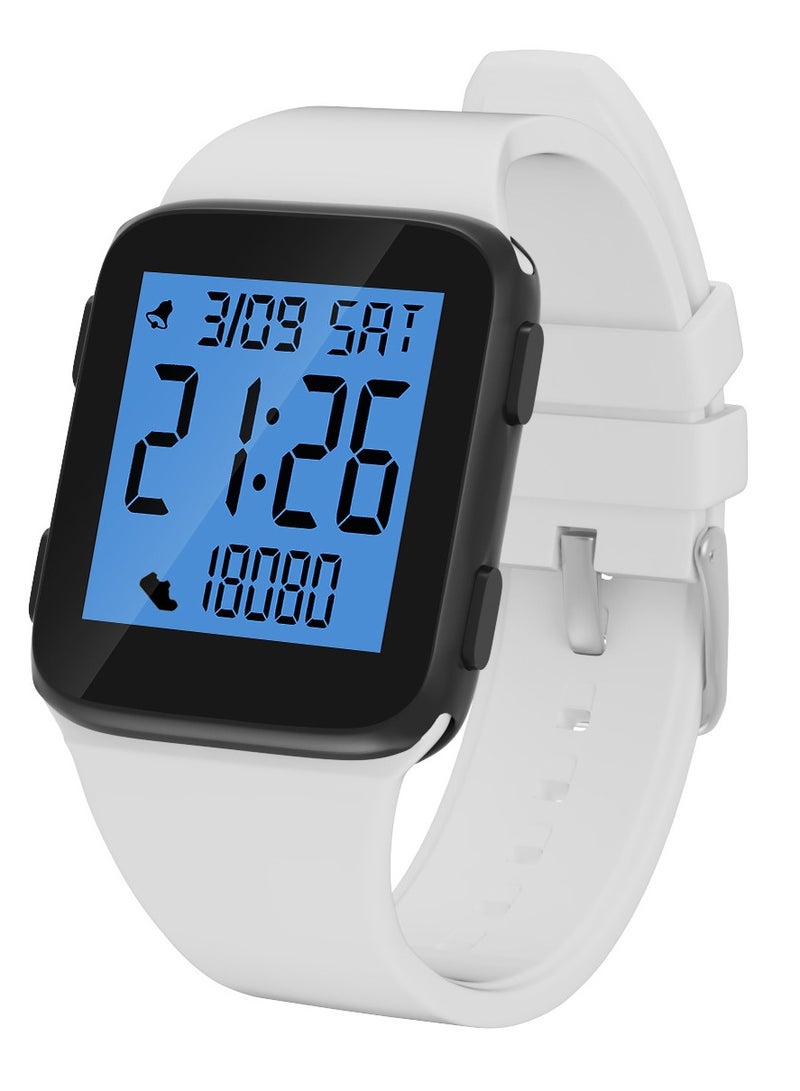 Kids Watches for Girls Boys, P12 Waterproof Watch, Digital Sport Watch with Step Counter Pedometer Vibration Alarm Clock, Luminous watch, No App Waterproof Fitness Tracker Kids Watch Boys Girls Teen - Image 3