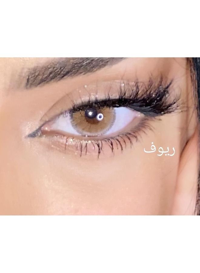 روزي لاشيز رموش ريوف كثيفة من الطرف للمناسبات منك تسحب العين و شعر طبيعي - Image 1