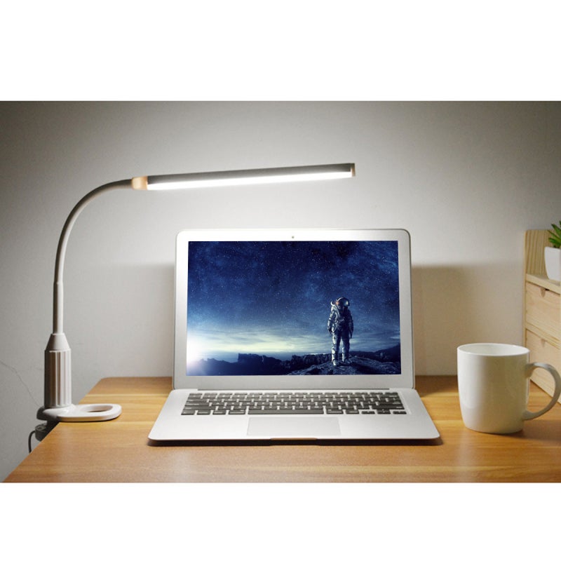 LED Clip On Eye-Caring Lamp Student Reading Light Night Book Light Stepless Dimming with Memory Function for Office Bedroom Reading Room - Image 3