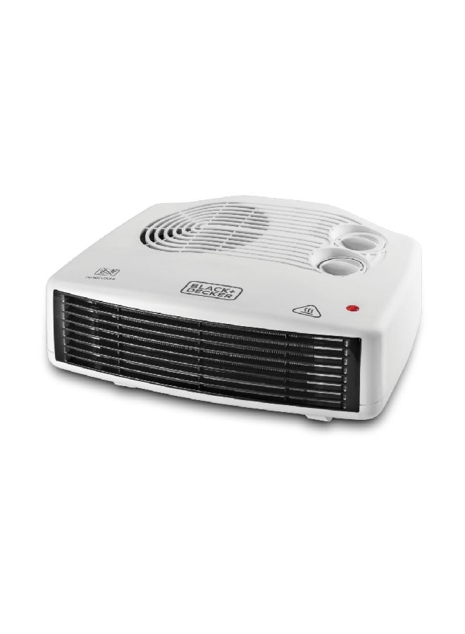 BLACK+DECKER 2400W Horizontal Fan Heater 2400 W HX230T-B5 White/Black - Image 1