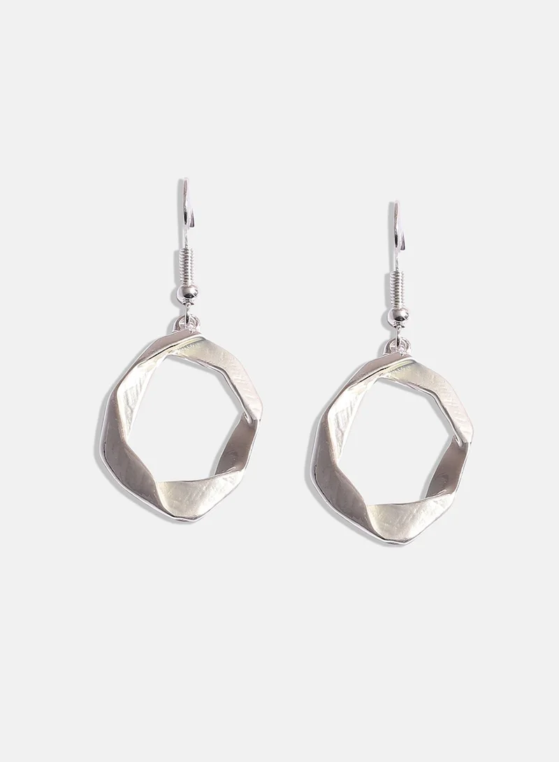 SOHI Metallic Twisted Artificial Jewellery Set