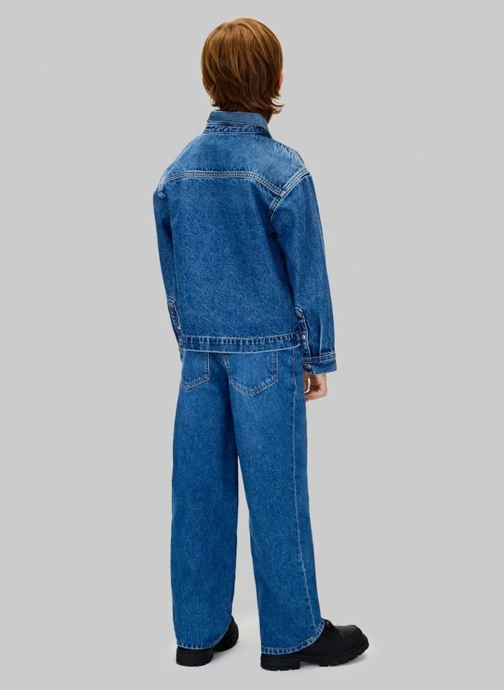 Calvin Klein Jeans Youth Casual Denim Overshirt