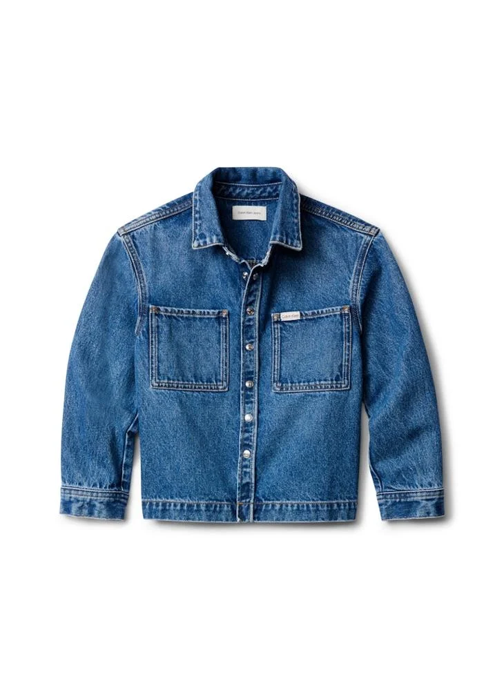 كالفن كلاين جينز Youth Casual Denim Overshirt