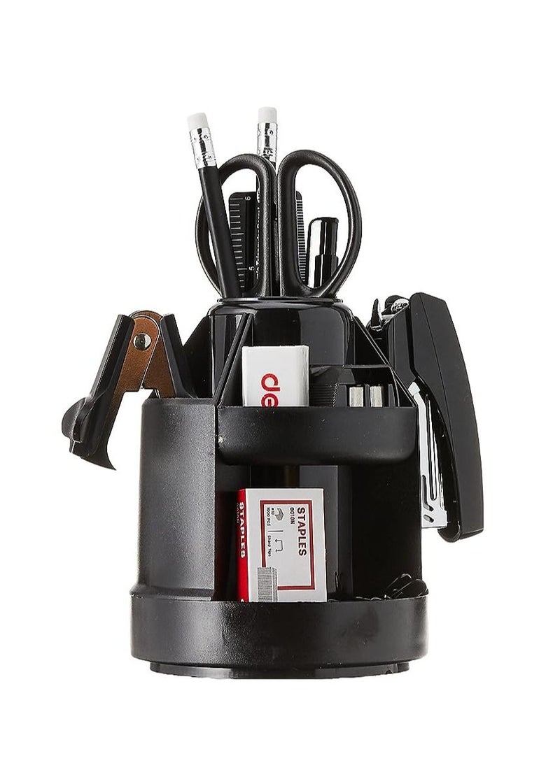 Deli منظم مكتب دوار مع مجموعة ملحقات - Image 1