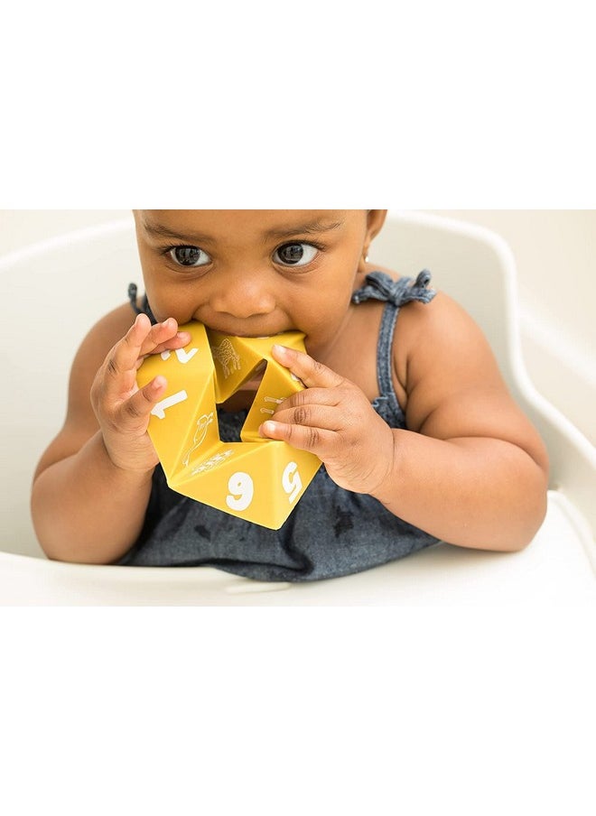 Bella Tunno - Beginner Spinner - Educational Baby Teething Toys For Baby Teething Relief, Playtime And Development, Gross Motor Skills, Baby Learning, And Baby Sensory Play, Yellow - Image 1