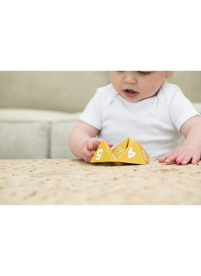 Bella Tunno - Beginner Spinner - Educational Baby Teething Toys For Baby Teething Relief, Playtime And Development, Gross Motor Skills, Baby Learning, And Baby Sensory Play, Yellow - Image 1