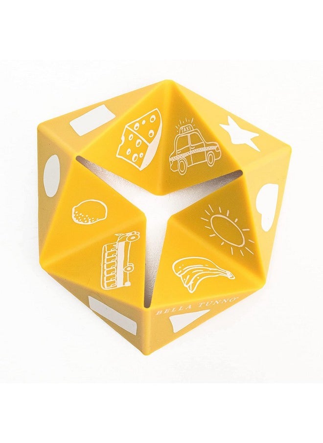 Bella Tunno - Beginner Spinner - Educational Baby Teething Toys For Baby Teething Relief, Playtime And Development, Gross Motor Skills, Baby Learning, And Baby Sensory Play, Yellow - Image 1