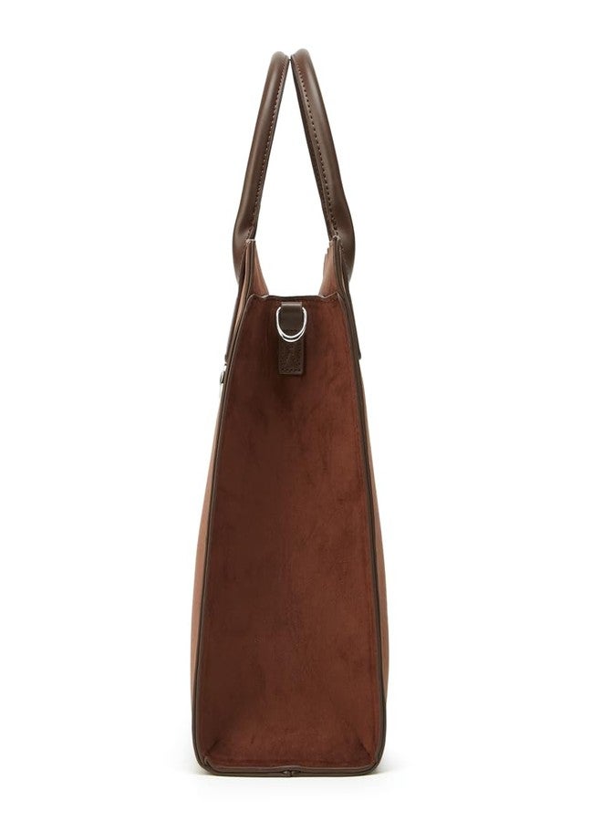 Caistre Suede Tote Handbag Winter Fall Shoulder Bag Purse for Women Men Adjustable Strap Trendy Crossbody Bag 2025 - Image 4