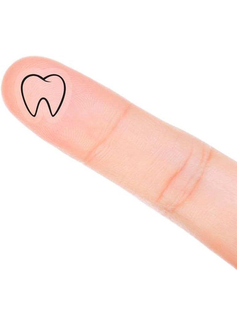 MAGJUCHE Teeth Planner Stickers 120 Clear Dentist Dental Planner Labels Scrapbooking Crafting Sticker  - Image 1