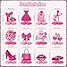 Tarklanda 12 Pack Pink Honeycomb Centerpieces Birthday Decorations 3D Honeycomb Table Decor Hot Pink Princess Party Table Topper for Women Birthday Night Bachelorette Party Bridal Shower Supplies - Image 4