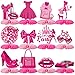 Tarklanda 12 Pack Pink Honeycomb Centerpieces Birthday Decorations 3D Honeycomb Table Decor Hot Pink Princess Party Table Topper for Women Birthday Night Bachelorette Party Bridal Shower Supplies - Image 2