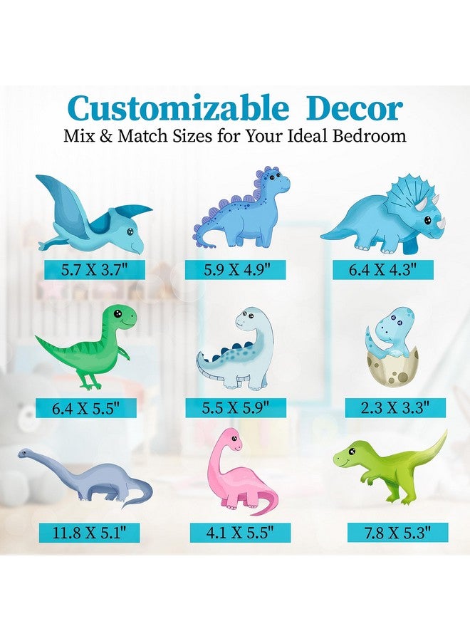 LIDERSTAR Dinosaur Room Decor,Glow in The Dark Dinosaur Wall Decals for Boys Bedroom, Kids Wall Stickers,Birthday Christmas Gift for Toddler. Dino Wall Decals for Nursery Room,Dinosaur Toys - Image 5