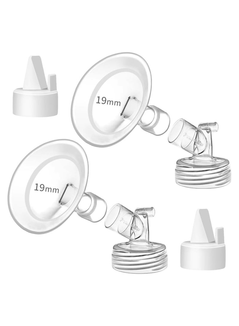 سيوسي أجزاء المضخة حواف ناعمة مقاس 19 مم لمضخات الثدي Spectra S2 S1 9 Plus ملحقات درع الثدي البديل وصمامات منقار البط لأجزاء مضخة Spectra وحافة Spectra - Image 1