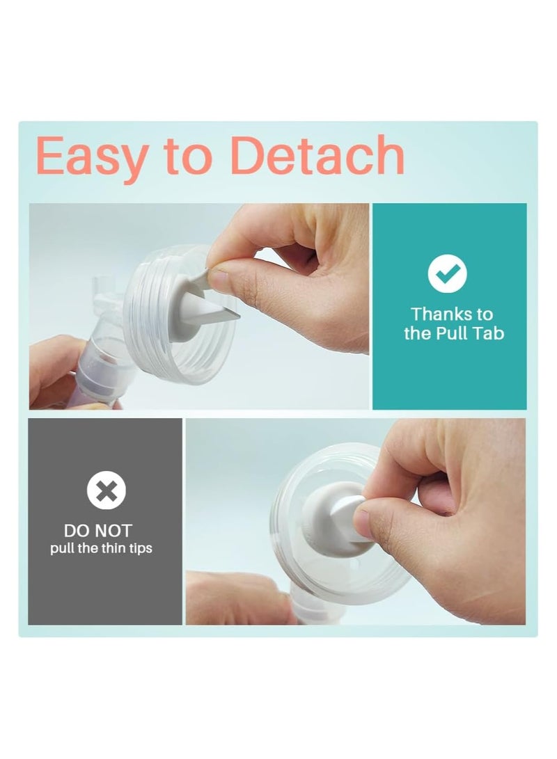 سيوسي أجزاء المضخة حواف ناعمة مقاس 19 مم لمضخات الثدي Spectra S2 S1 9 Plus ملحقات درع الثدي البديل وصمامات منقار البط لأجزاء مضخة Spectra وحافة Spectra - Image 3