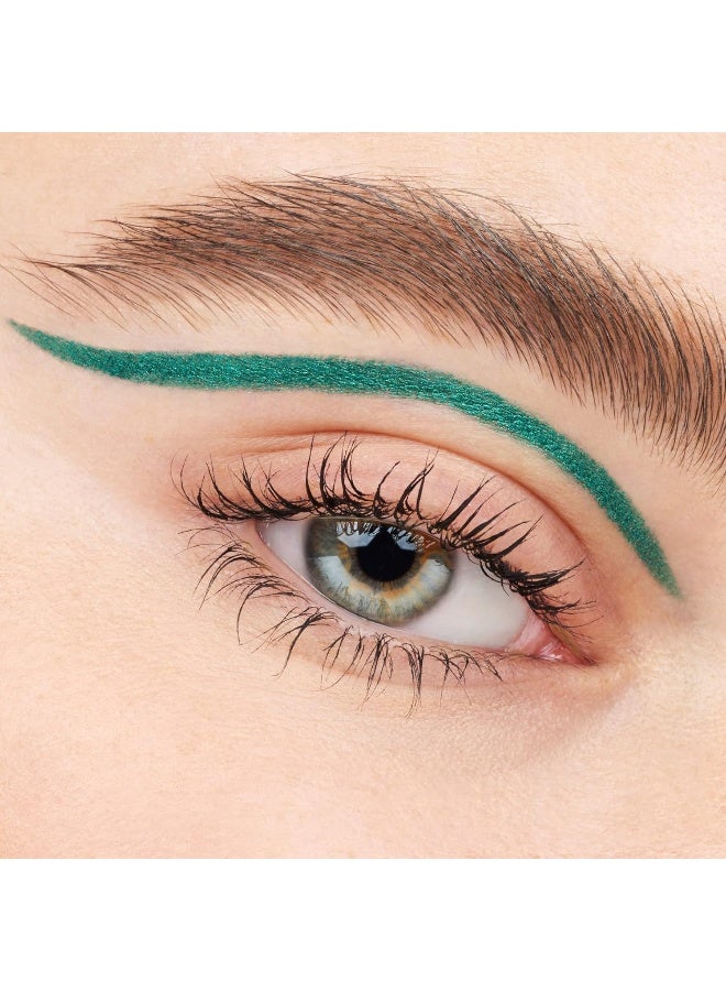 Essence Stay & Play Gel Eyeliner 07 Emerald Dragon | Intense Color Payoff | Smudge-Proof Waterproof Eye Pencil | Long-Lasting Gel-Like Texture | Vegan & Cruelty-Free | 1.3g Emerald Dragon - Image 4