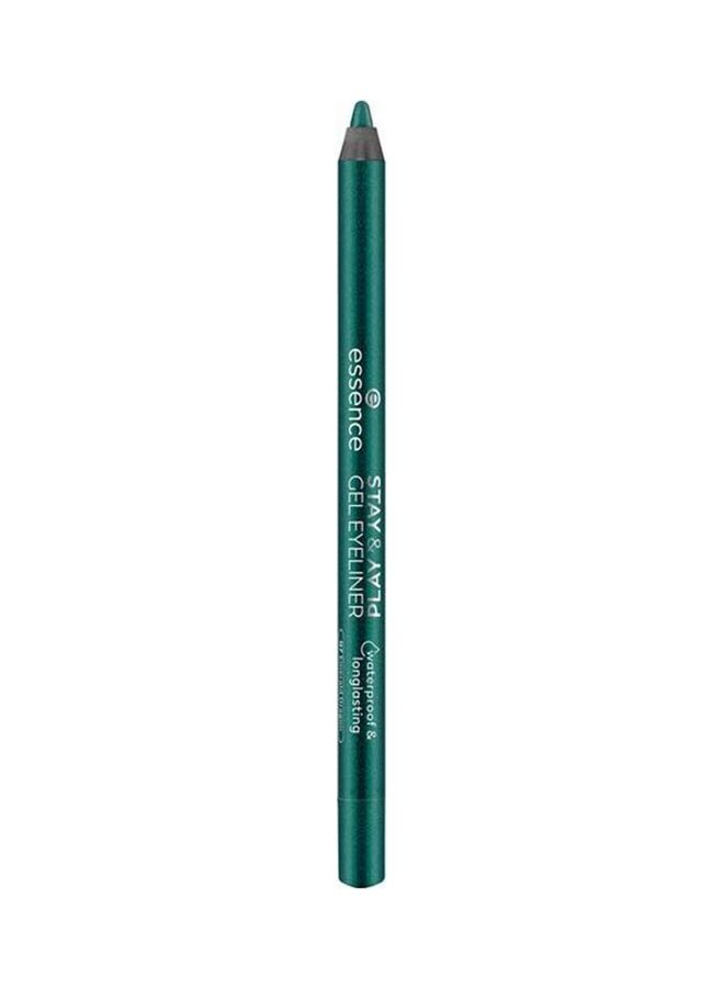 Essence Stay & Play Gel Eyeliner 07 Emerald Dragon | Intense Color Payoff | Smudge-Proof Waterproof Eye Pencil | Long-Lasting Gel-Like Texture | Vegan & Cruelty-Free | 1.3g Emerald Dragon - Image 2