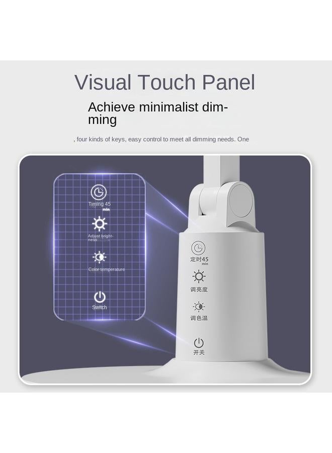 Bluejw New Led Desk Lamp Student Study Lamp Eye Protection Dormitory Folding Bedside Reading Charging Intelligent Timing Night Light - Image 3