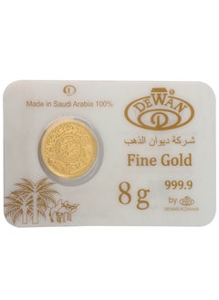 Dewan Saudi Gold Coin 24K weighing 8 grams  - Image 1