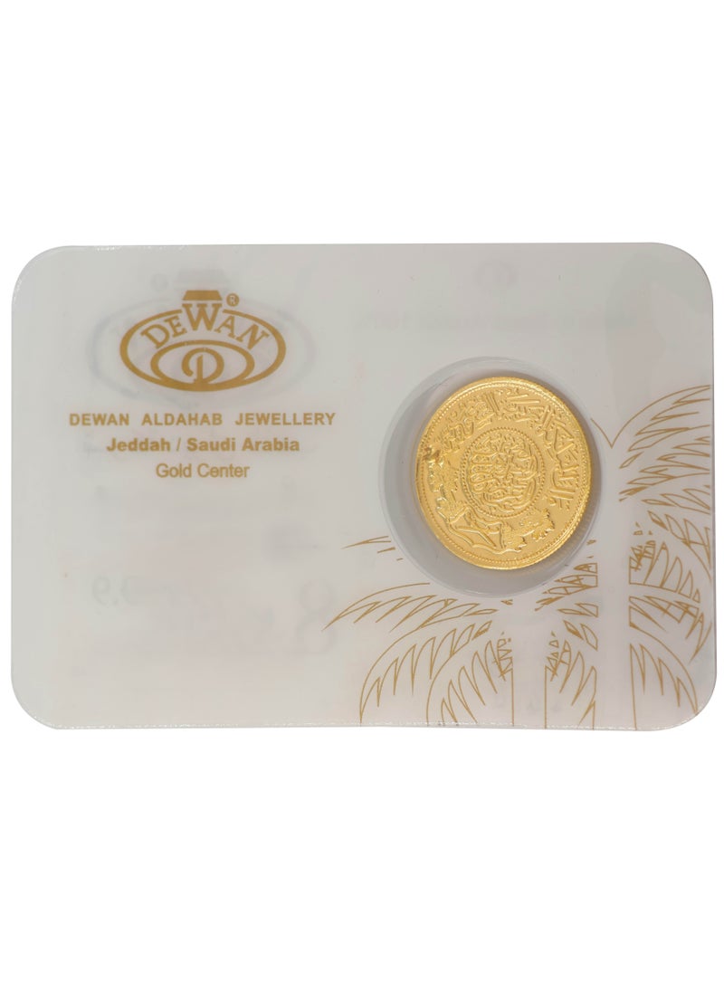 Dewan - Saudi Gold Coin 24K weighing 8 grams - Image 1