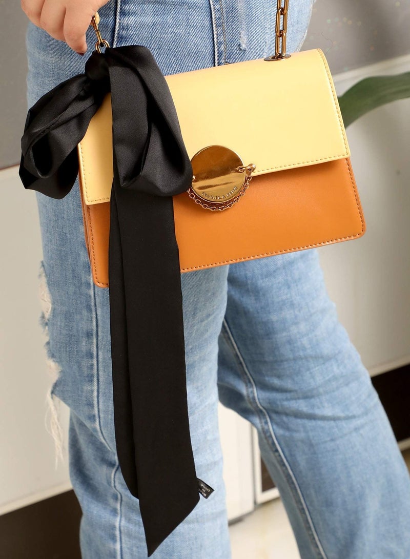 Excefore وشاح ساتان رفيع للنساء، 3 قطع وشاح، أحزمة ربطة عنق وشاح عنق، وشاح ضيق بلون سادة للهدايا العصرية - Image 4