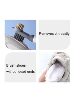 Generic SYOSI Double-Headed Shoes Cleaning Shoe Brush, Multifunctional Shoe Cleaner Brush for Sneakers Leather Boots Shoes  - Image 2