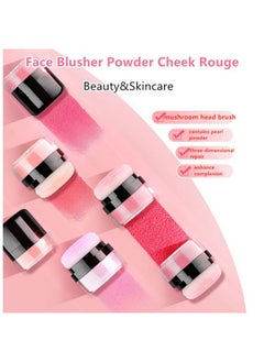 Charm Kiss Loose Powder Blush Air Cushion Blush Natural Blusher Bright Shimmer Face Blush For Cheek Highly Pigmented Blush Makeup Easy To Blend Makeup Blushin, All Day Wear(01#)  - Image 2