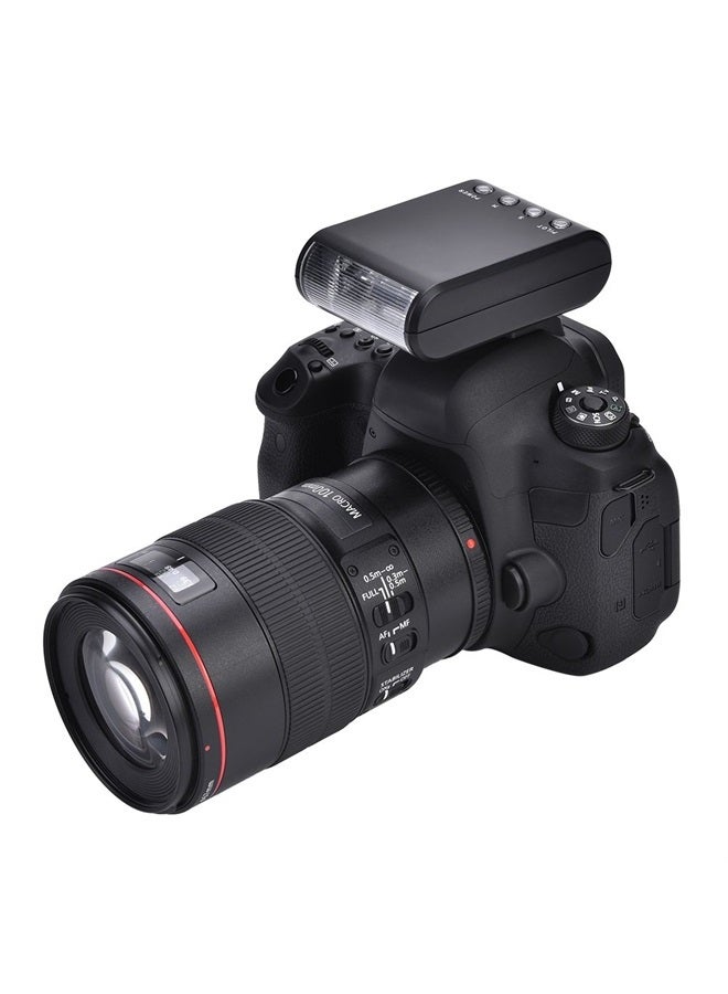Mini Flashlight, Portable Digital On-Camera Flash Speedlite, Hot Shoe Mount Flashlight for DSLR Cameras