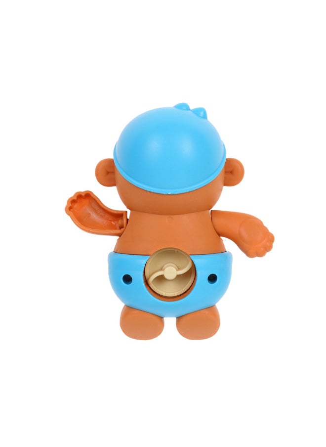 xozgdovg - Bath Toy Little Monkey Baby Duck Play Water Baby Boys And Girls Bath Swimming Toy-Color:Cute Runny Elephant In The Water 【purple Clothes Style】 Bagged - Image 1