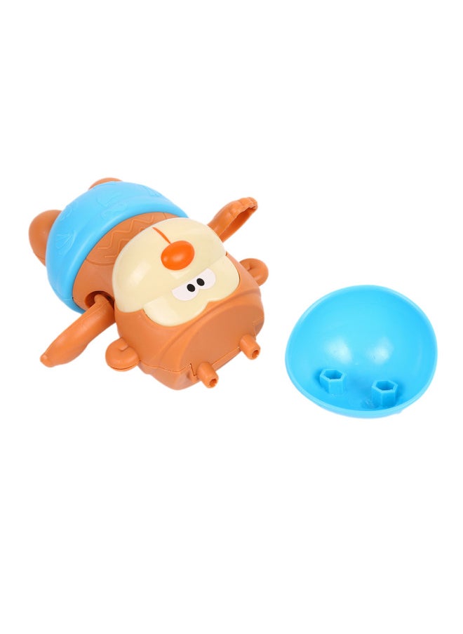 xozgdovg - Bath Toy Little Monkey Baby Duck Play Water Baby Boys And Girls Bath Swimming Toy-Color:Cute Runny Elephant In The Water 【purple Clothes Style】 Bagged - Image 1
