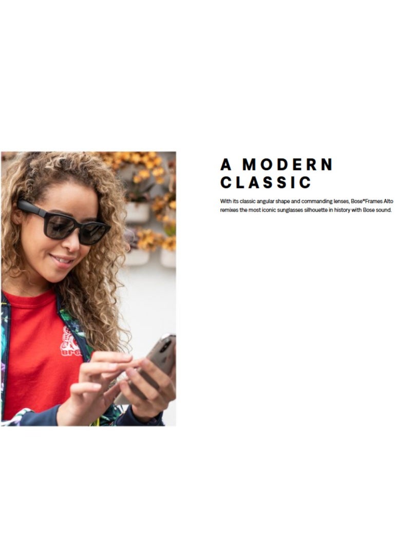 BOSE - Bose Frames Alto S/M Audio Sunglasses with Open Ear Headphones with Bluetooth Connectivity - Image 1