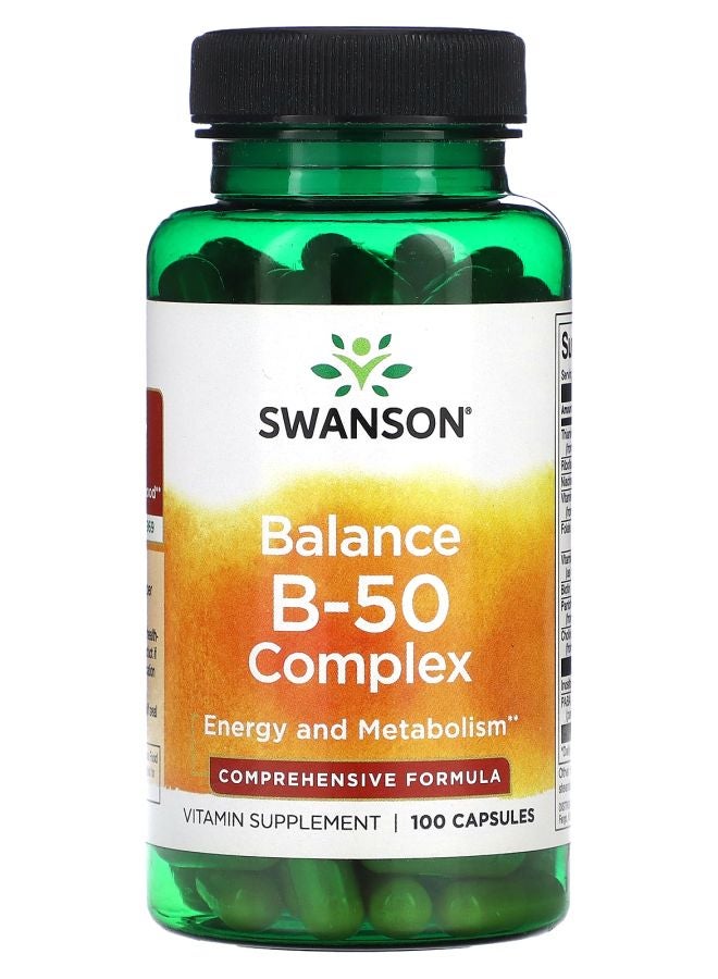 SWANSON Balance B50 Complex 100 Capsules