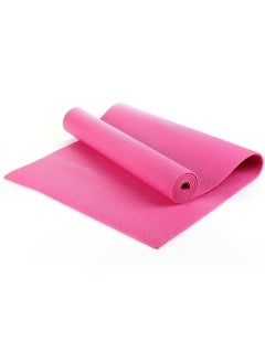 Generic PVC Yoga Exercise Mat With Carrying Bag 6MM Thick x173cm Lx61cm W, Pink  - Image 3