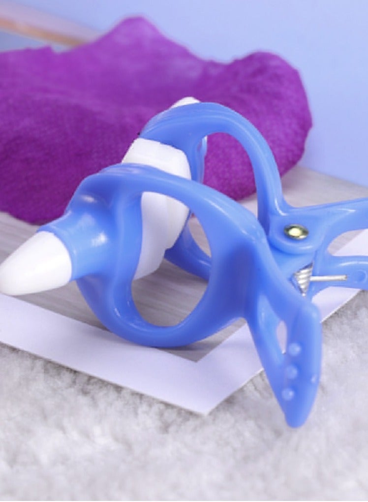 Natural nose corrector, plastic nose corrector, nose shaping clip, rhinoplasty tool blue color - Image 4