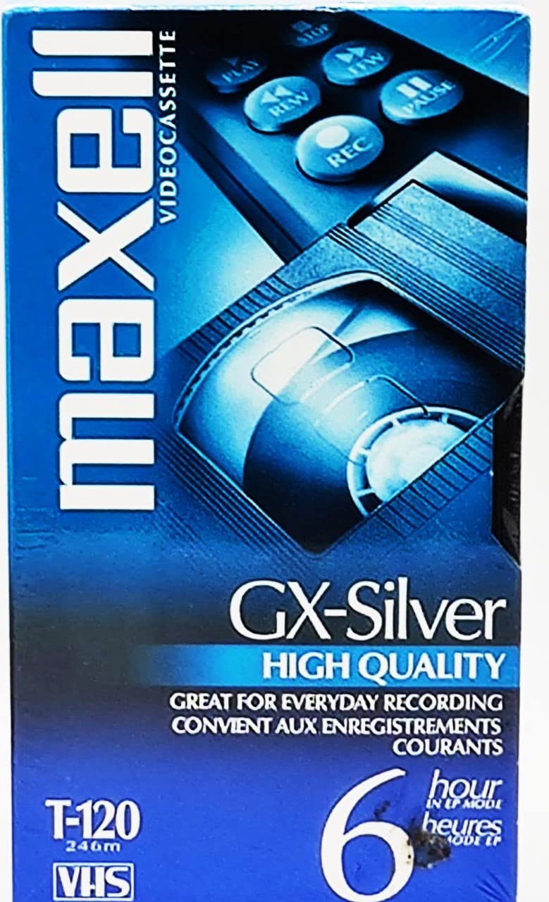 Maxell Maxell 214016 120 Minute Gx Silver Video Tape - Image 1