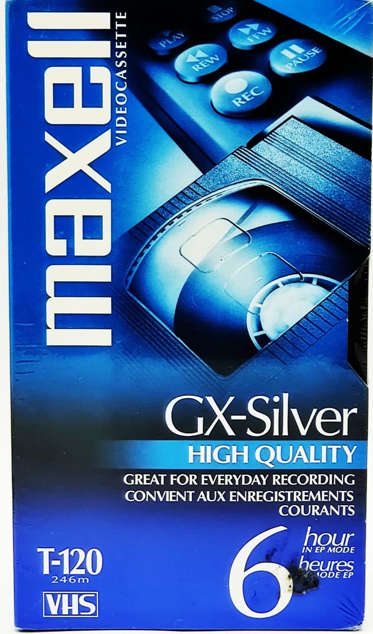 Maxell Maxell 214016 120 Minute Gx Silver Video Tape - Image 5