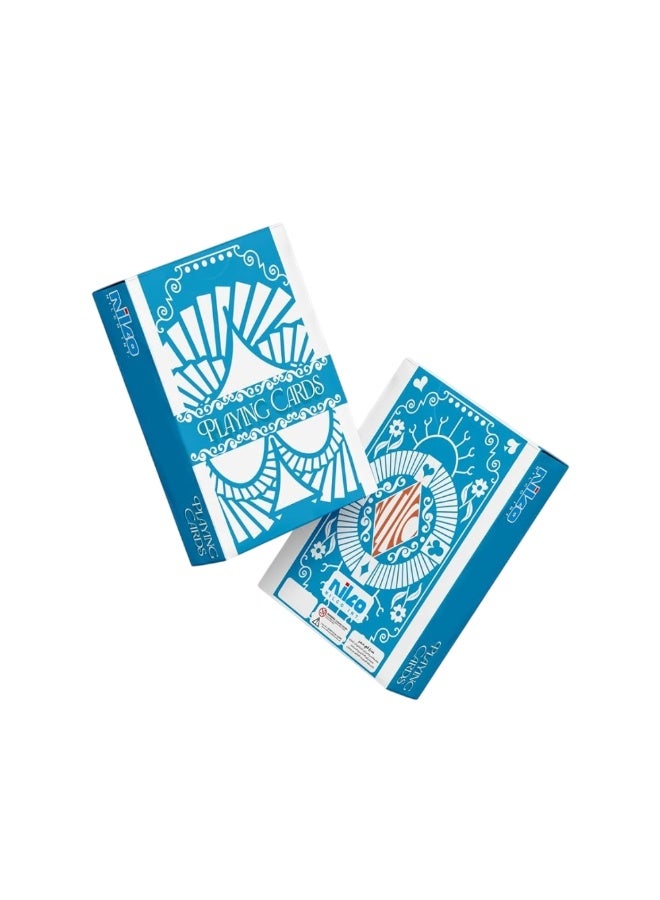 Nilco - Premium Playing Cards - Blue - 23567