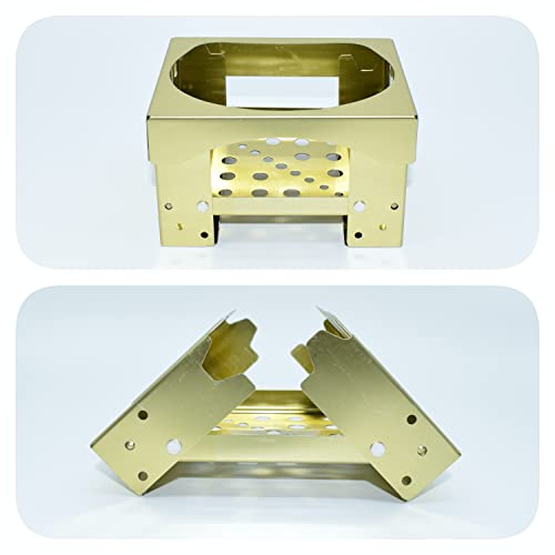 BATDIYOW Ultralight Camp Mini Pocket Folding Stove for Backpacking Camping Hunting - Image 2