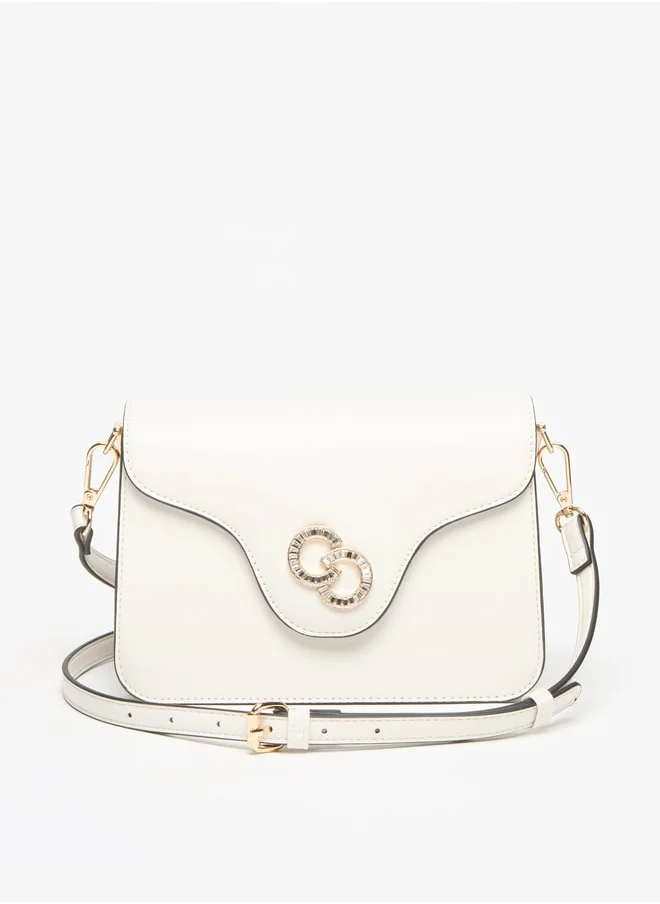 Celeste Embellished Crossbody Bag with Adjustable Strap  Ramadan Collection