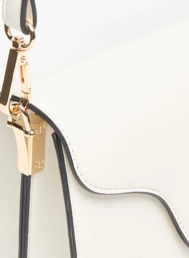 سيليست Embellished Crossbody Bag with Adjustable Strap