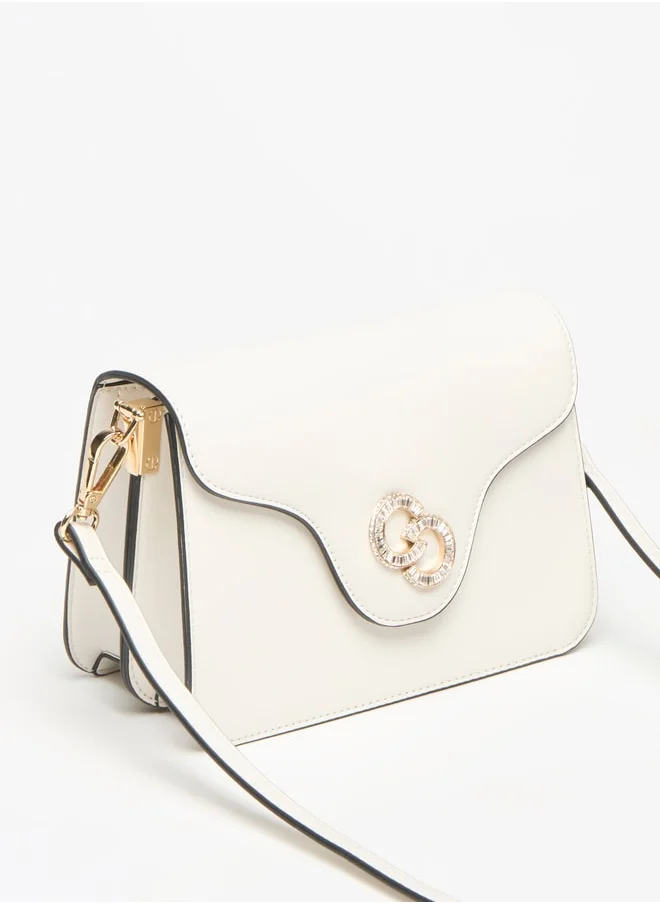 Celeste Embellished Crossbody Bag with Adjustable Strap  Ramadan Collection