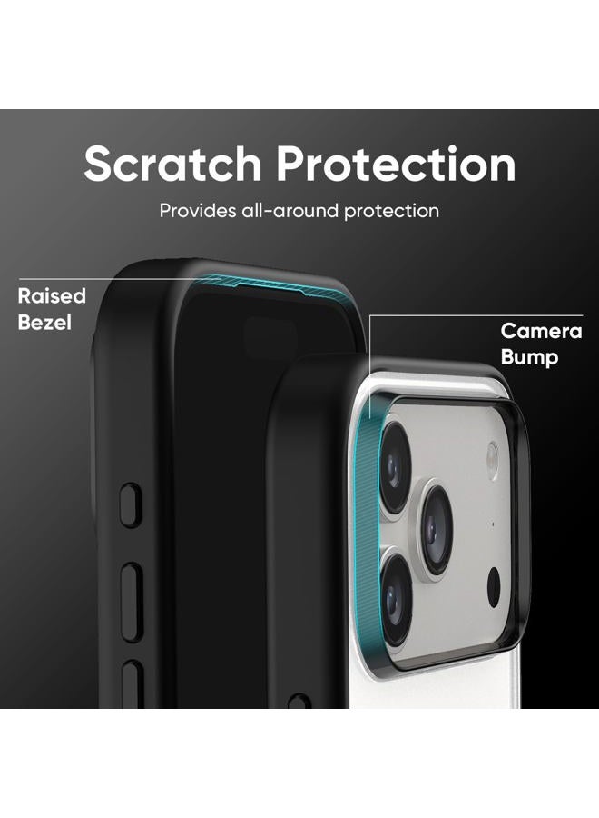 FLOLAB Surtect Tri-Fusion Magnetic for iPhone 17 Pro Case Protective Slim Design Magsafe Compatible Military Grade - Clear Matte Translucent - Image 5