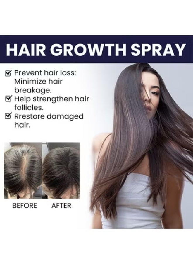 أوهو بخاخ نمو الشعر، يقوي الشعر وينعشه، زيت تقوية الشعر ورذاذ زيادة الحجم 50 مل - Image 3