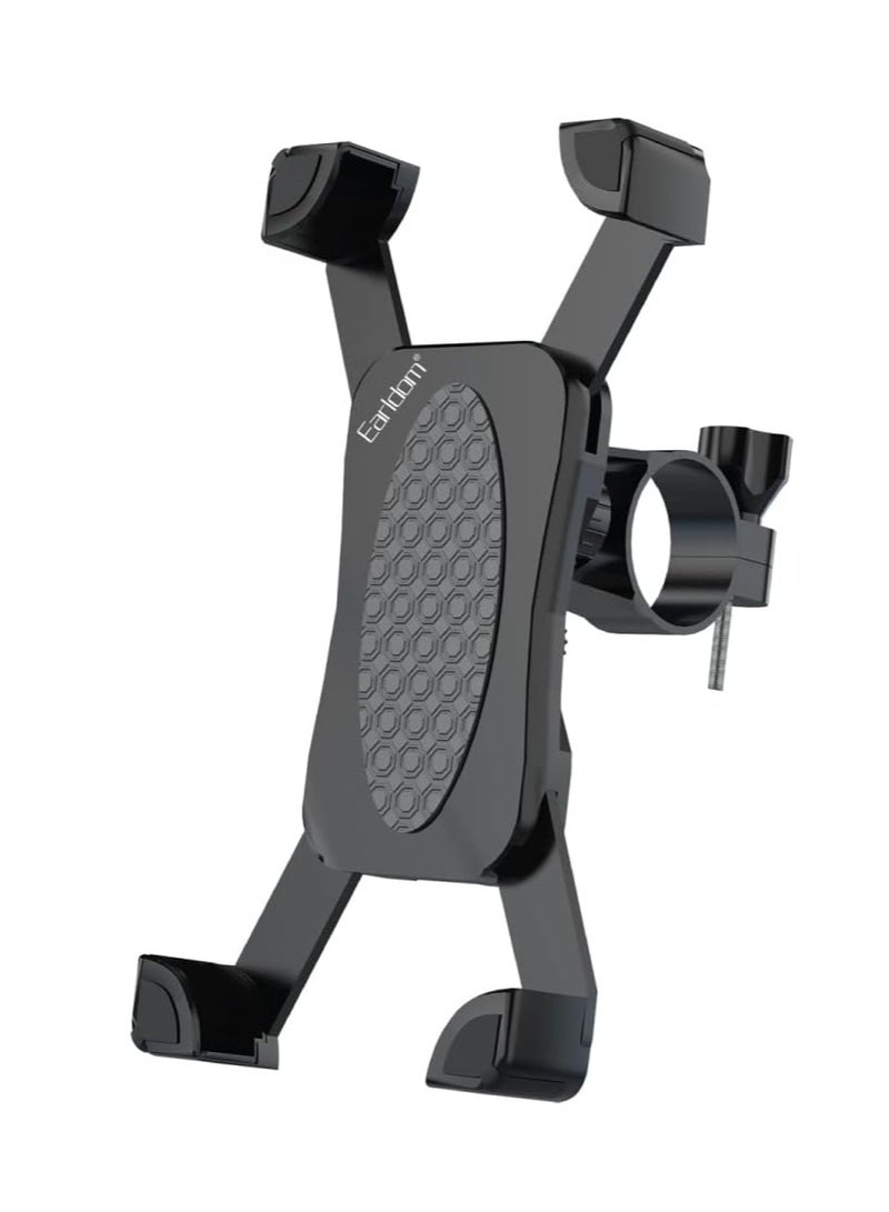 ELTRAZONE "Universal Adjustable Mobile Phone Holder for Bicycle and Motorcycle – Handlebar Mount for Secure and Convenient Device Access" - Image 1