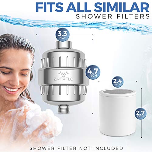 ZYNAFLO [4-Pack] ZYNAFLO Shower Filter Replacement Cartridge - Image 5