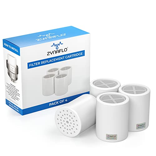 ZYNAFLO [4-Pack] ZYNAFLO Shower Filter Replacement Cartridge - Image 1
