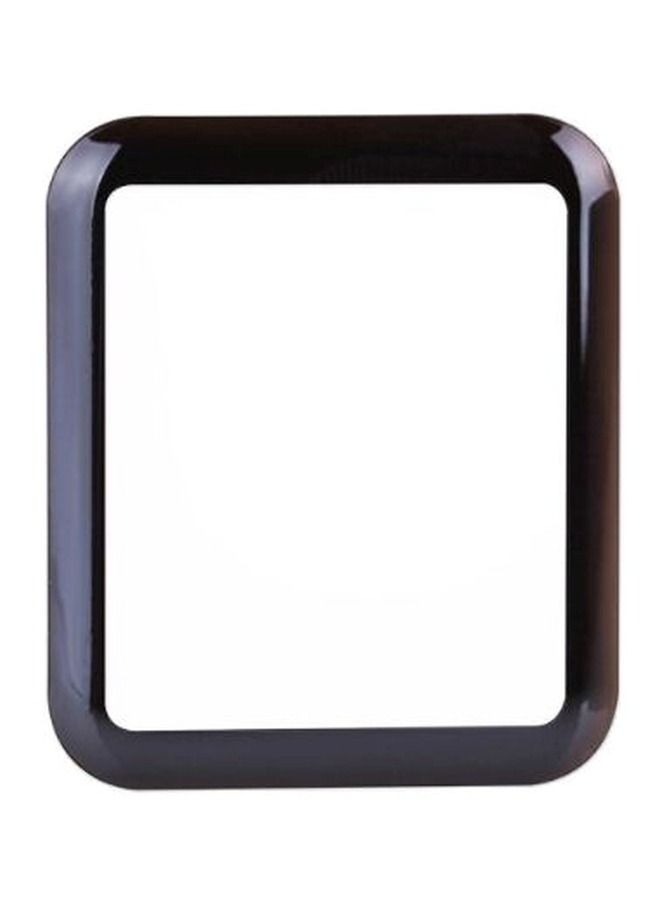 واقي شاشة من الزجاج المقوى لساعة Apple Watch Series 4 مقاس 40 مم شفاف / أسود