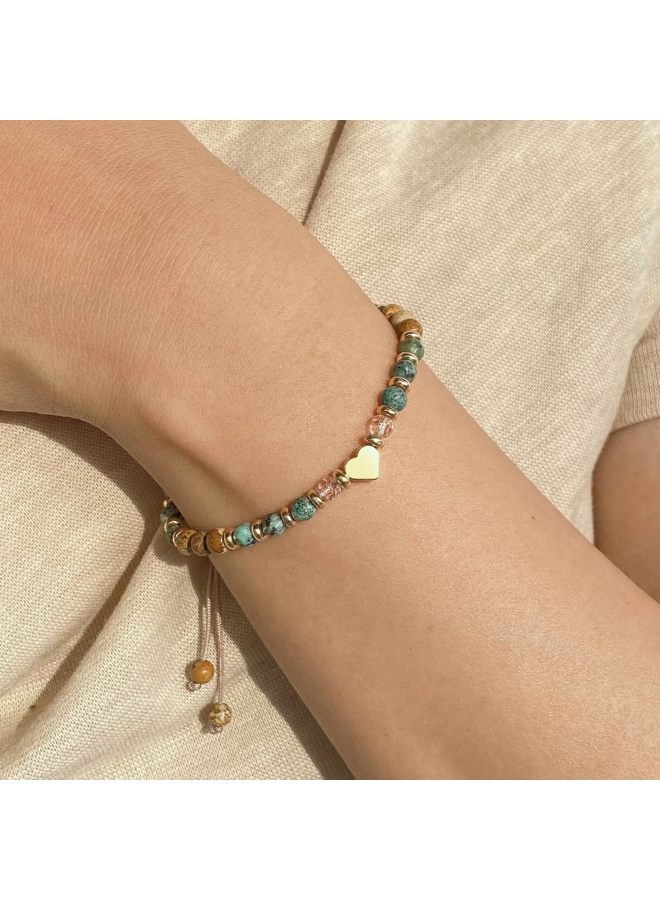 Inspirational Gifts for Women, Natural Stone Healing Bracelets for Birthday, Thinking of You and Get Well Soon Gifts for Friend or Sister - Image 2