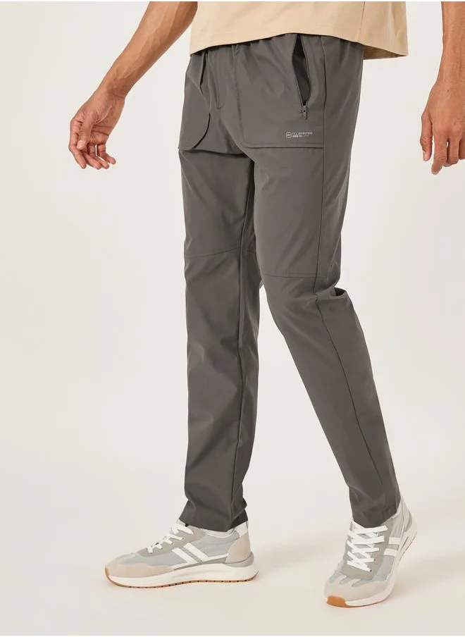 فورت كولينز Men Solid Drawstring Waist Regular Fit Pants